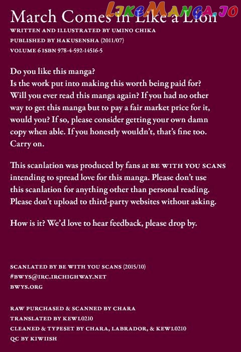Read 3-Gatsu No Lion EN Manga Online