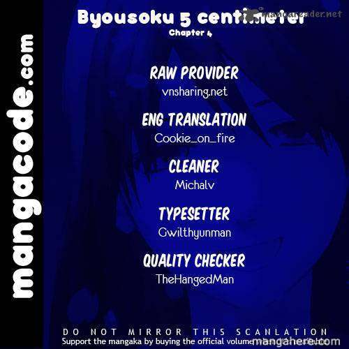 Read 5 Centimeters Per Second EN Manga Online