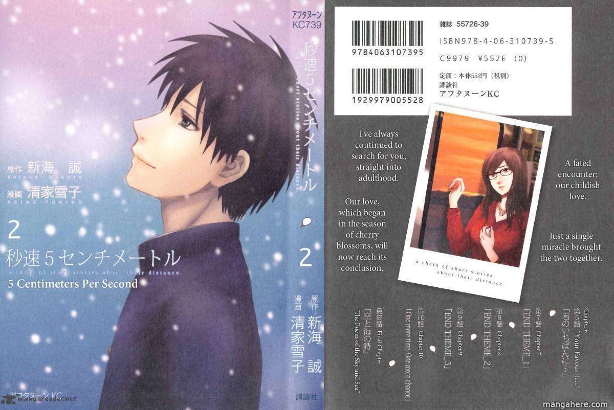 Read 5 Centimeters Per Second EN Manga Online