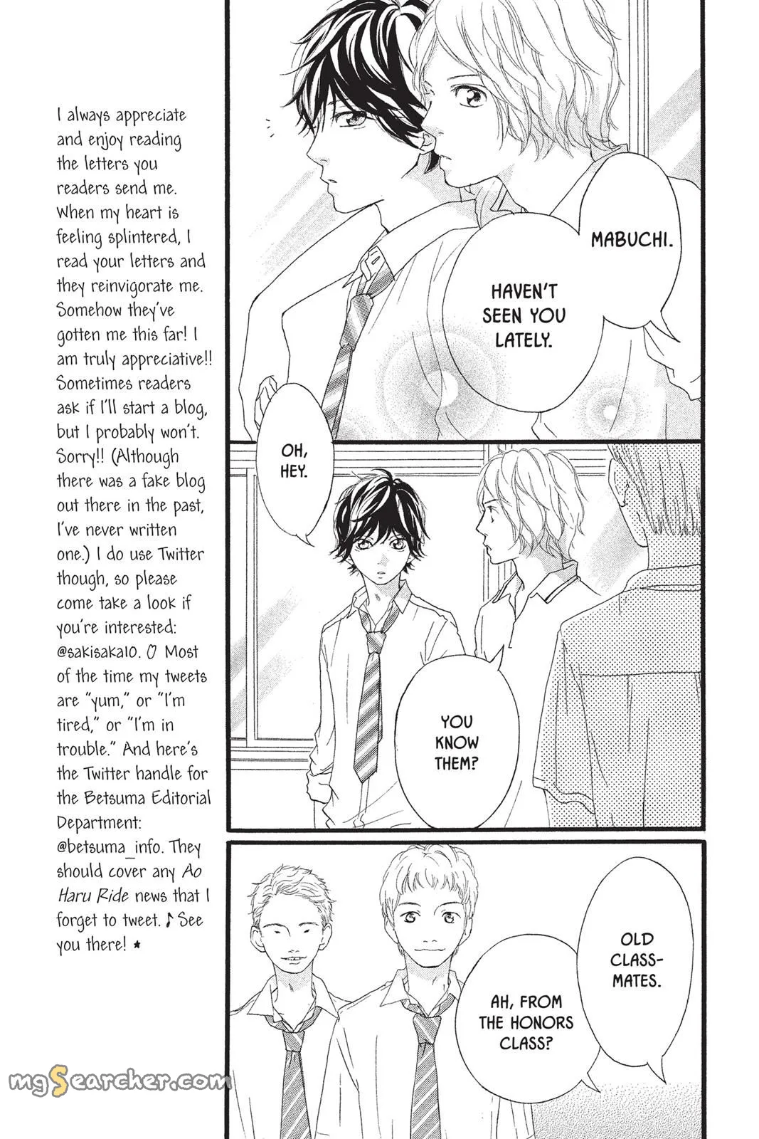 Read Ao Haru Ride EN Manga Online