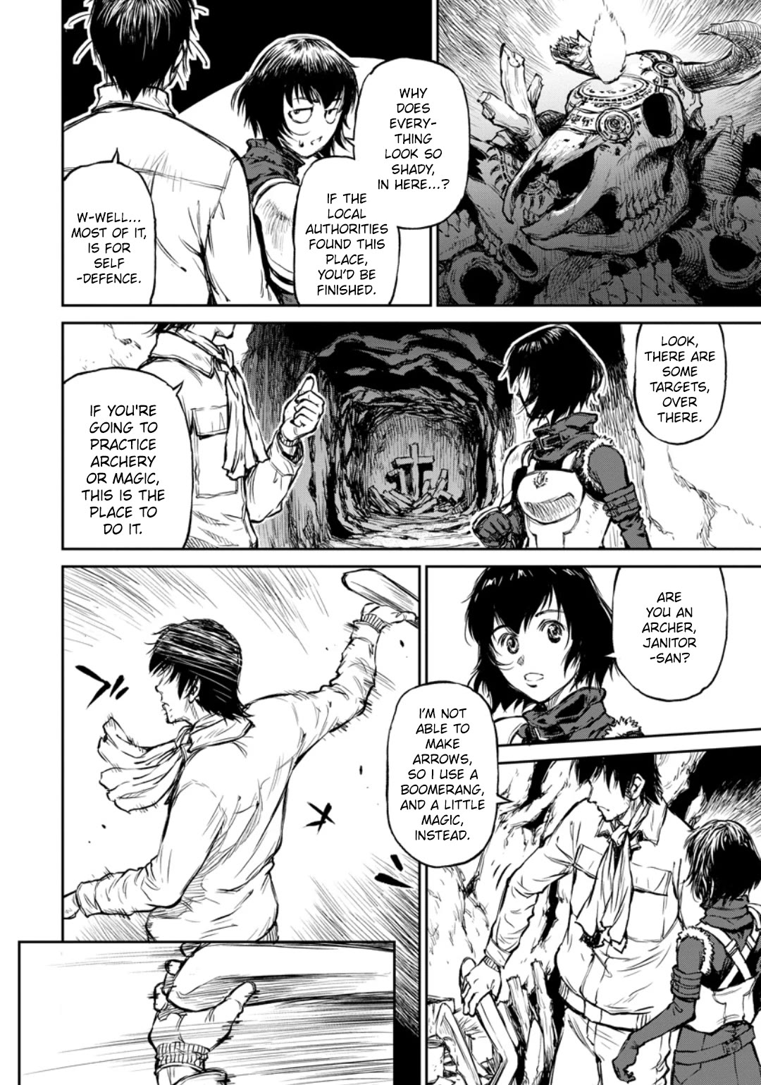 Read Because Janitor-san Is Not A Hero EN Manga Online