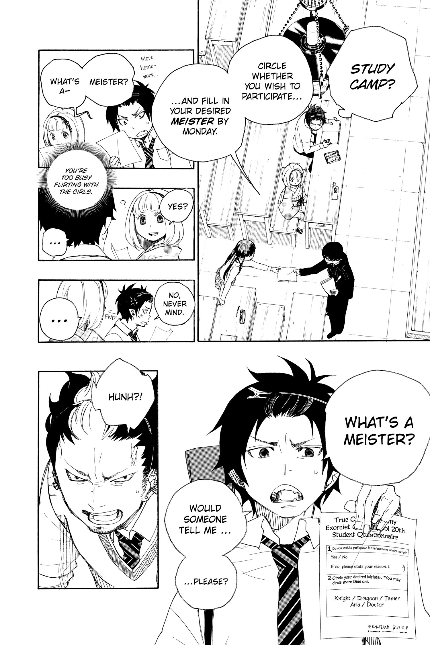 Read Blue Exorcist EN Manga Online