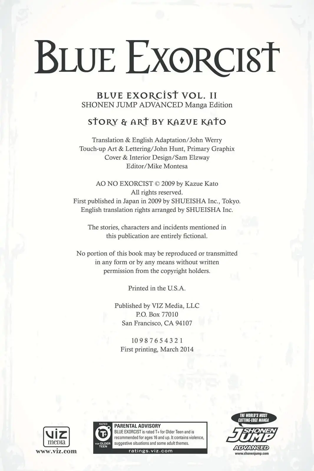 Read Blue Exorcist EN Manga Online