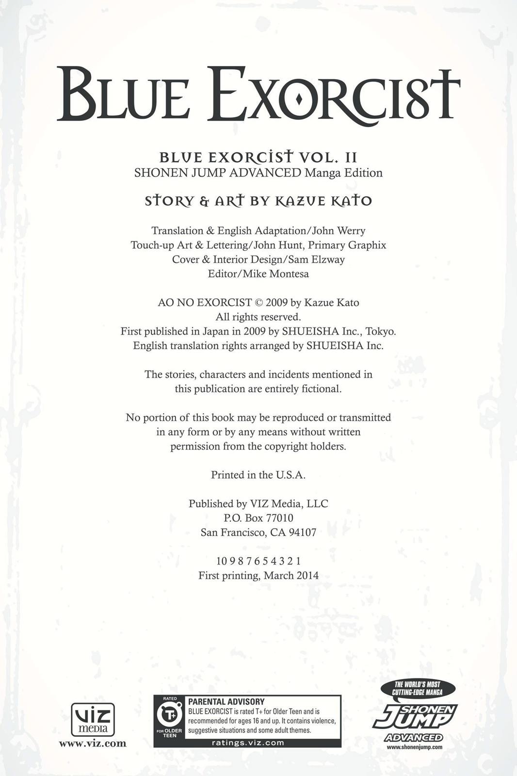 Read Blue Exorcist EN Manga Online