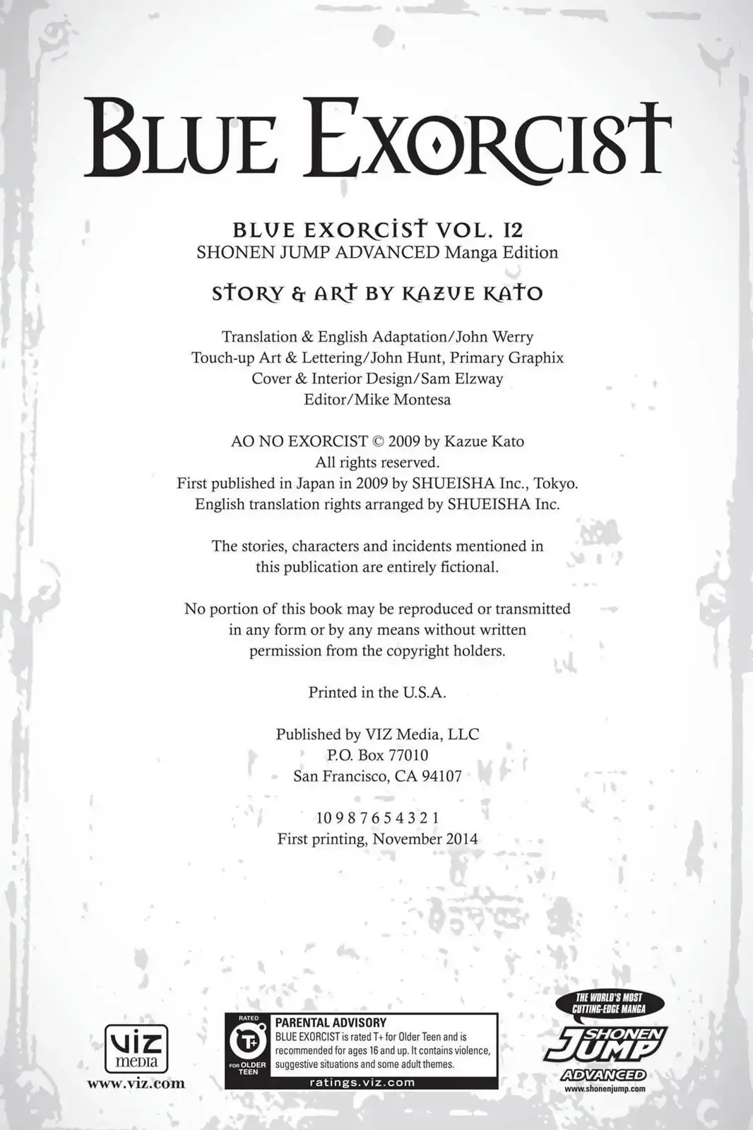 Read Blue Exorcist EN Manga Online