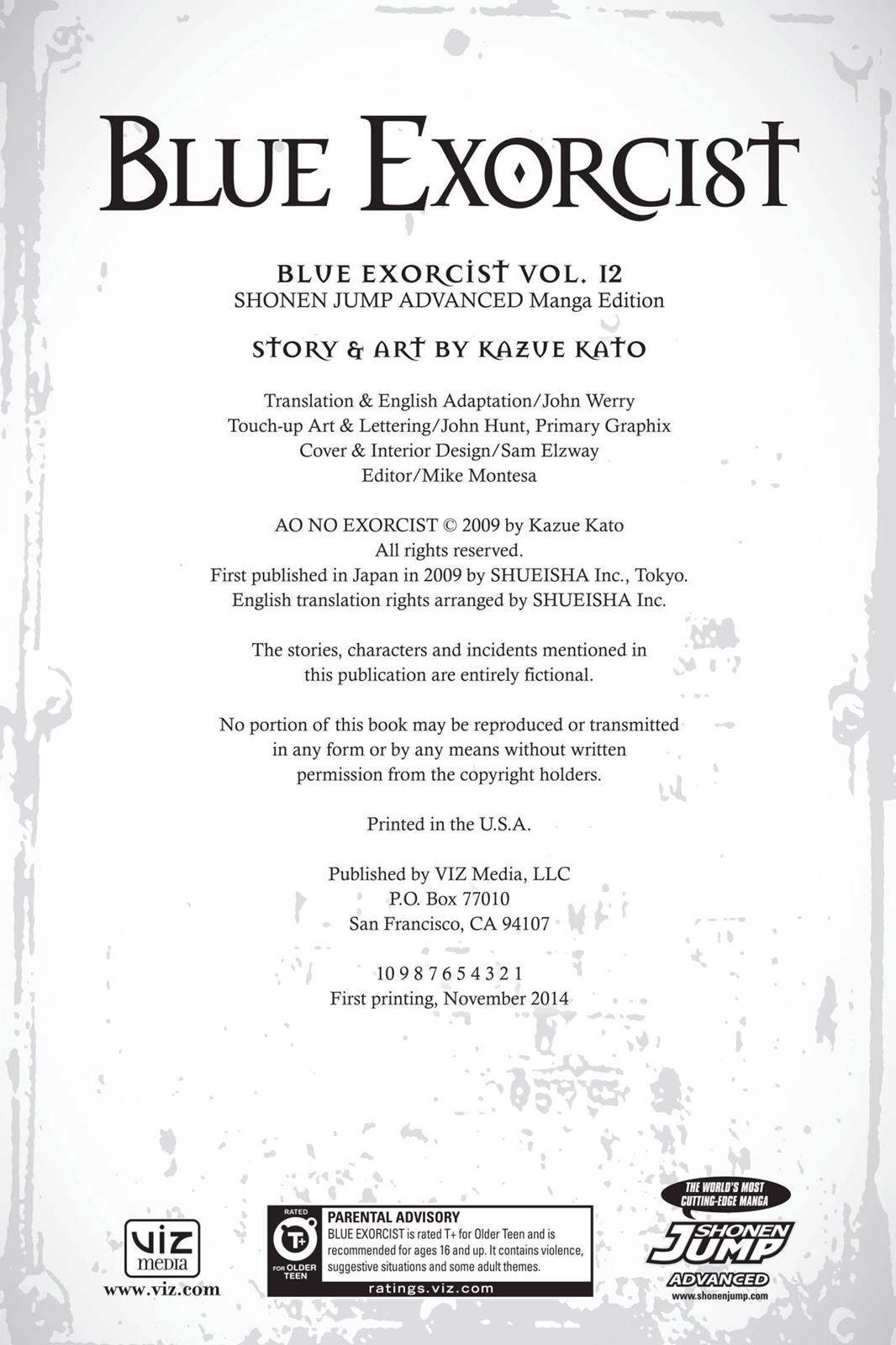 Read Blue Exorcist EN Manga Online