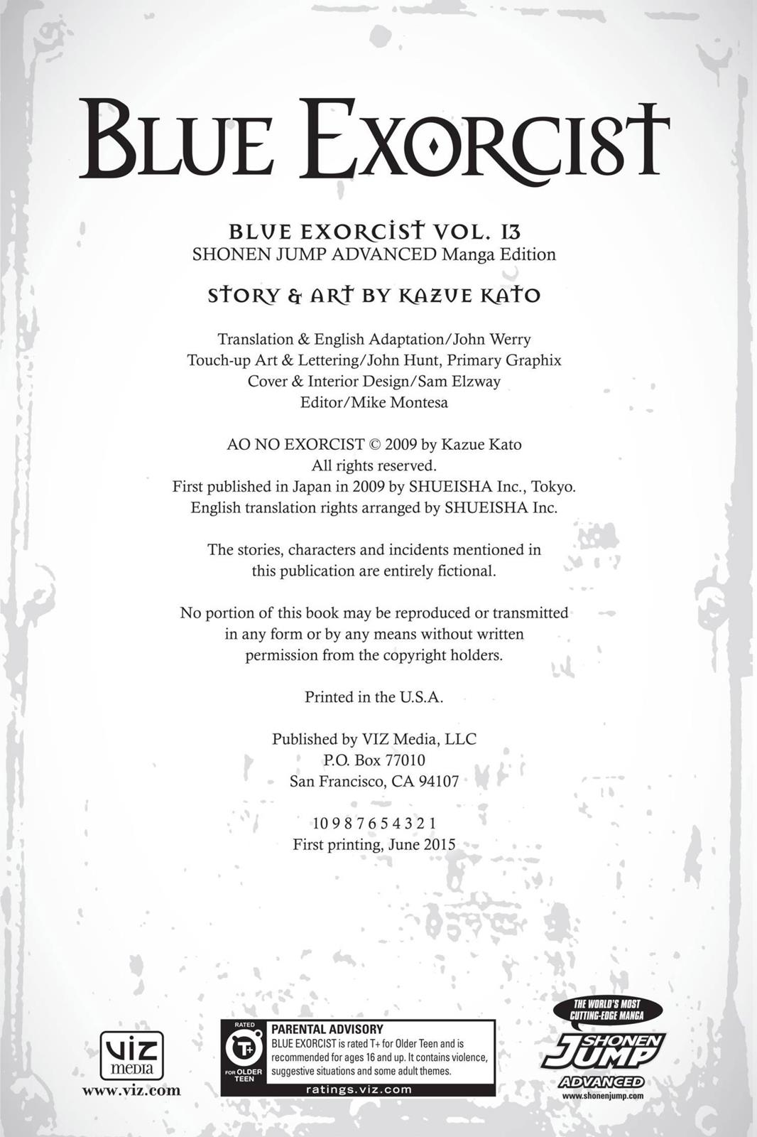 Read Blue Exorcist EN Manga Online