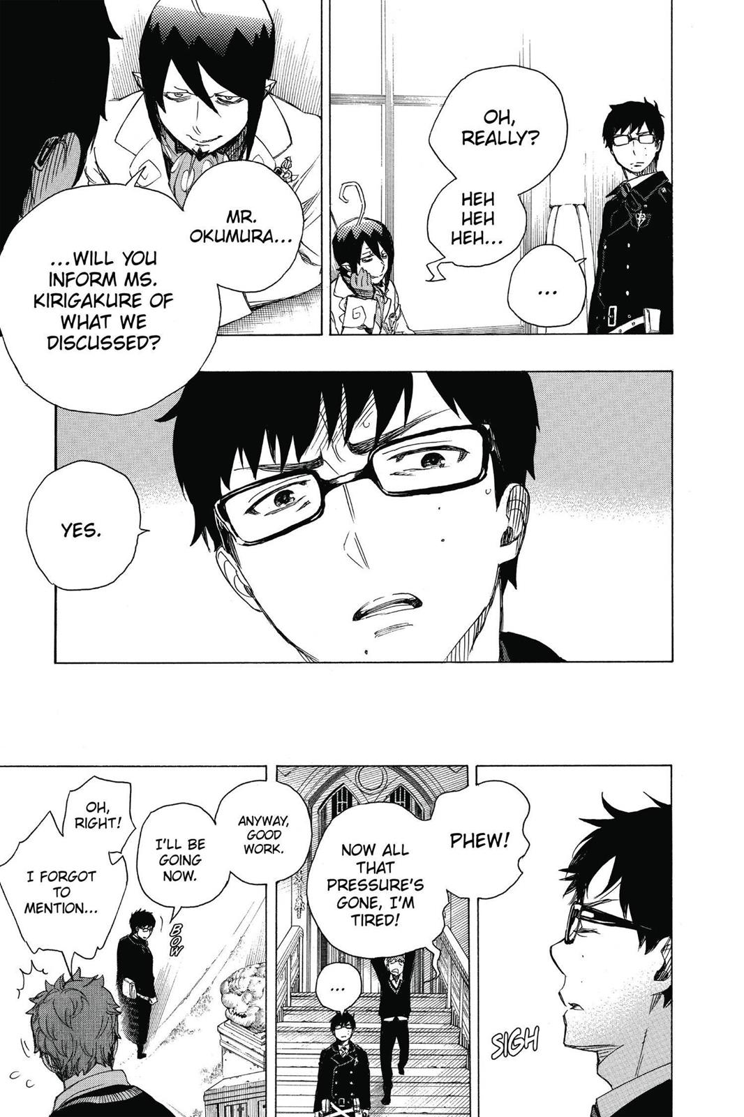 Read Blue Exorcist EN Manga Online