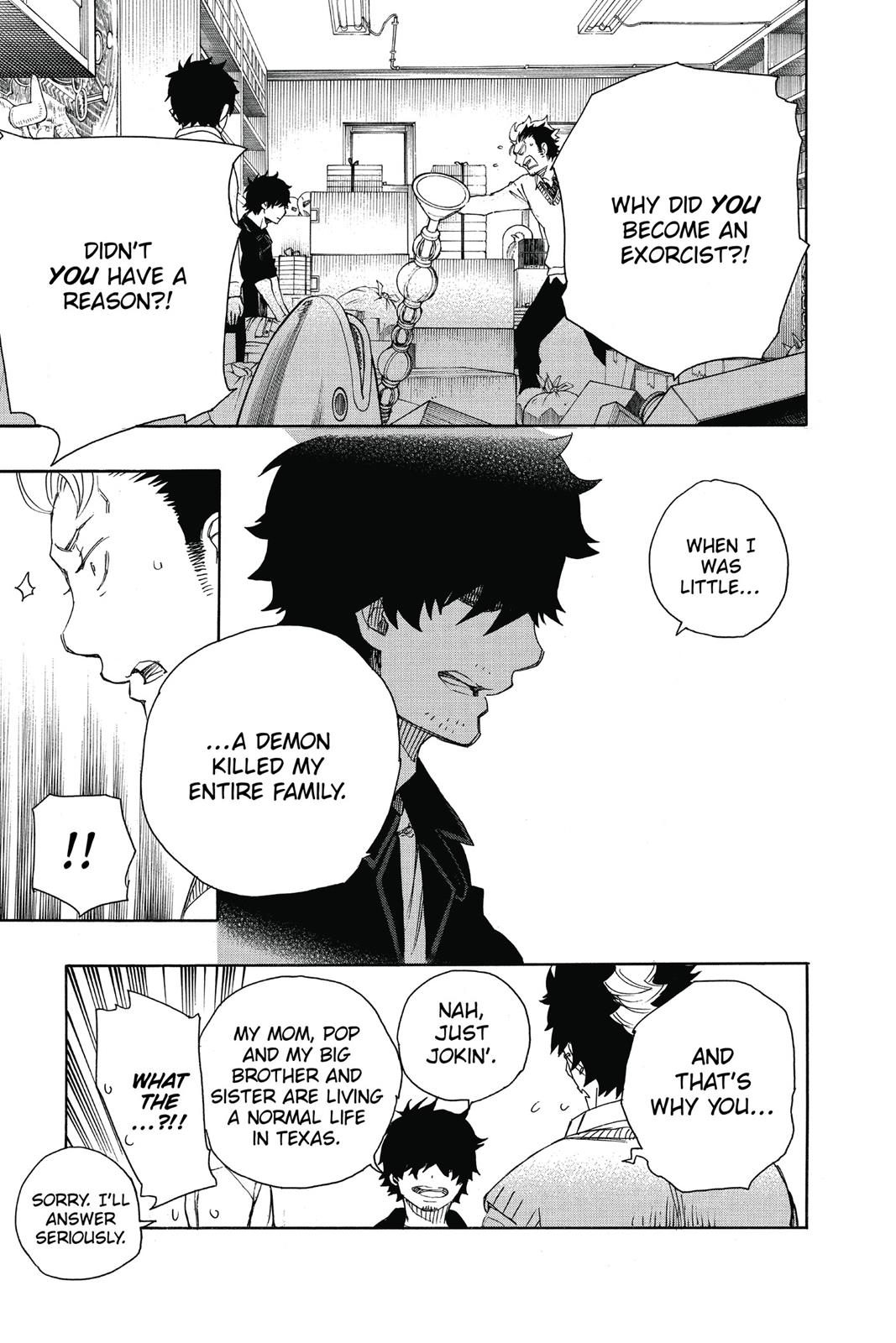 Read Blue Exorcist EN Manga Online