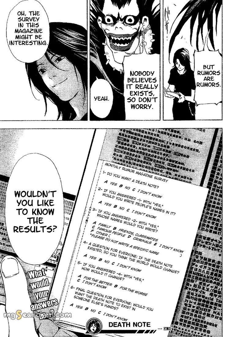 Read Death Note EN Manga Online