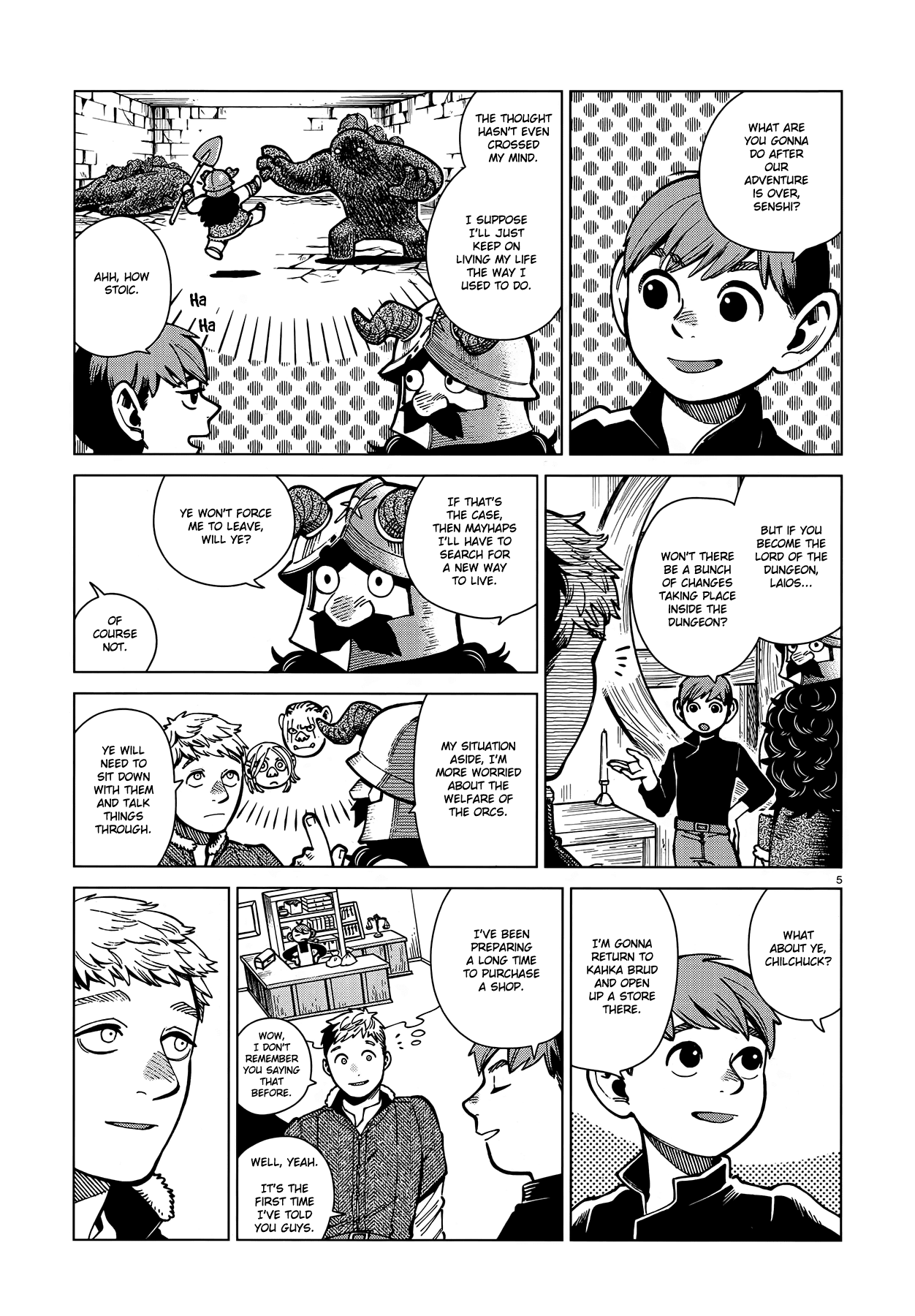 Read Dungeon Meshi EN Manga Online