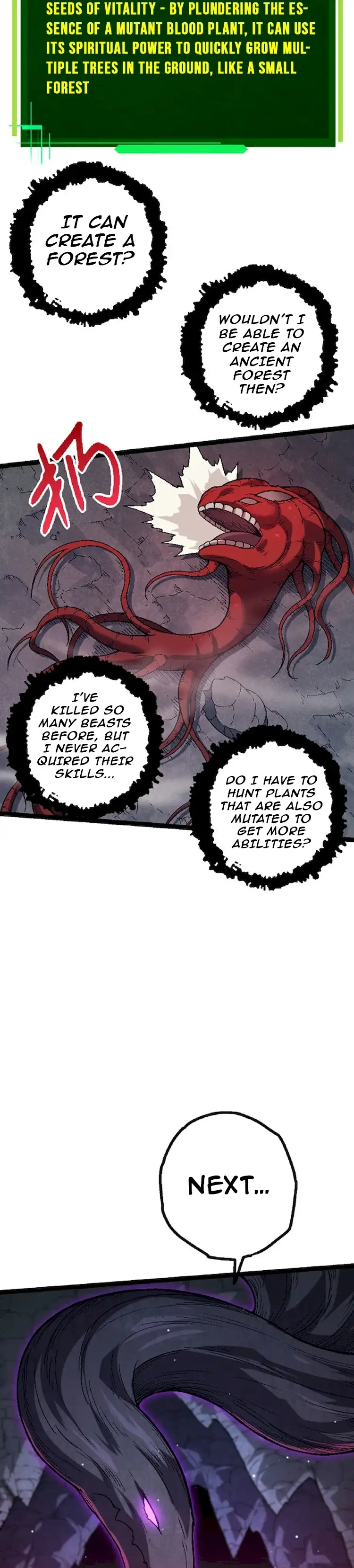 Read Evolution Begins With A Big Tree EN Manga Online