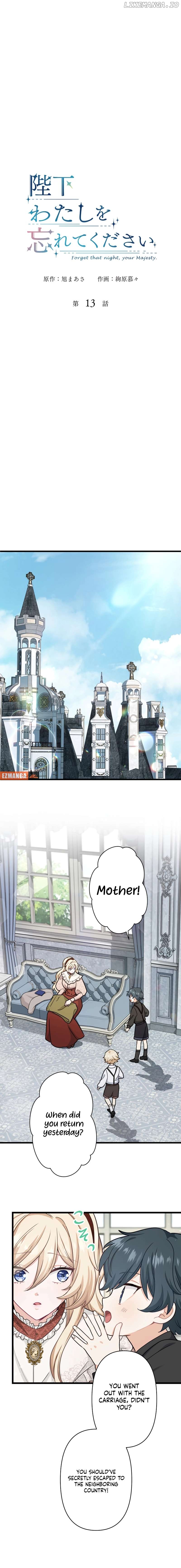 Read Forget That Night, Your Majesty EN Manga Online