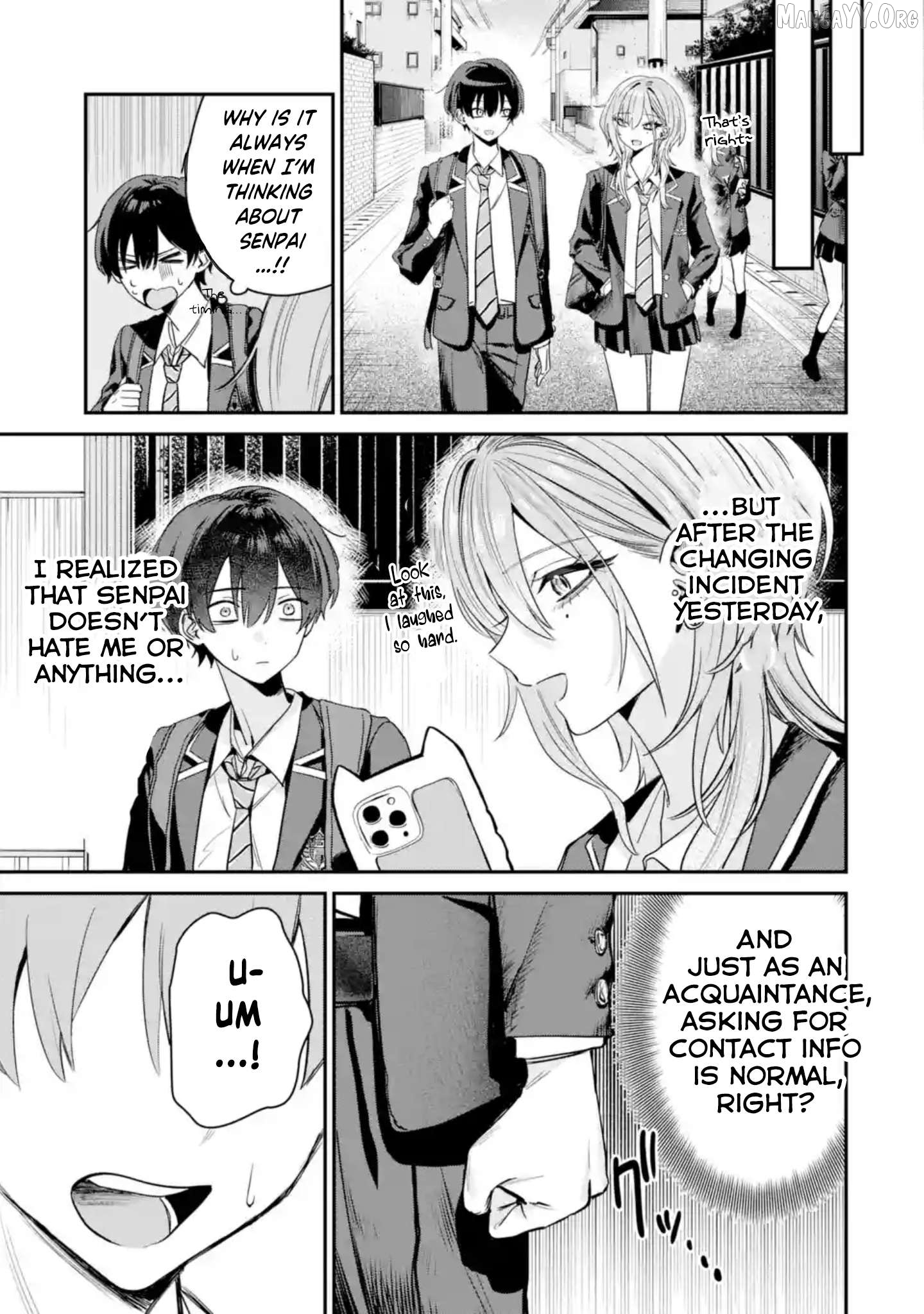 Read Haimiya-senpai wa Kowakute Kawaii Manga Online