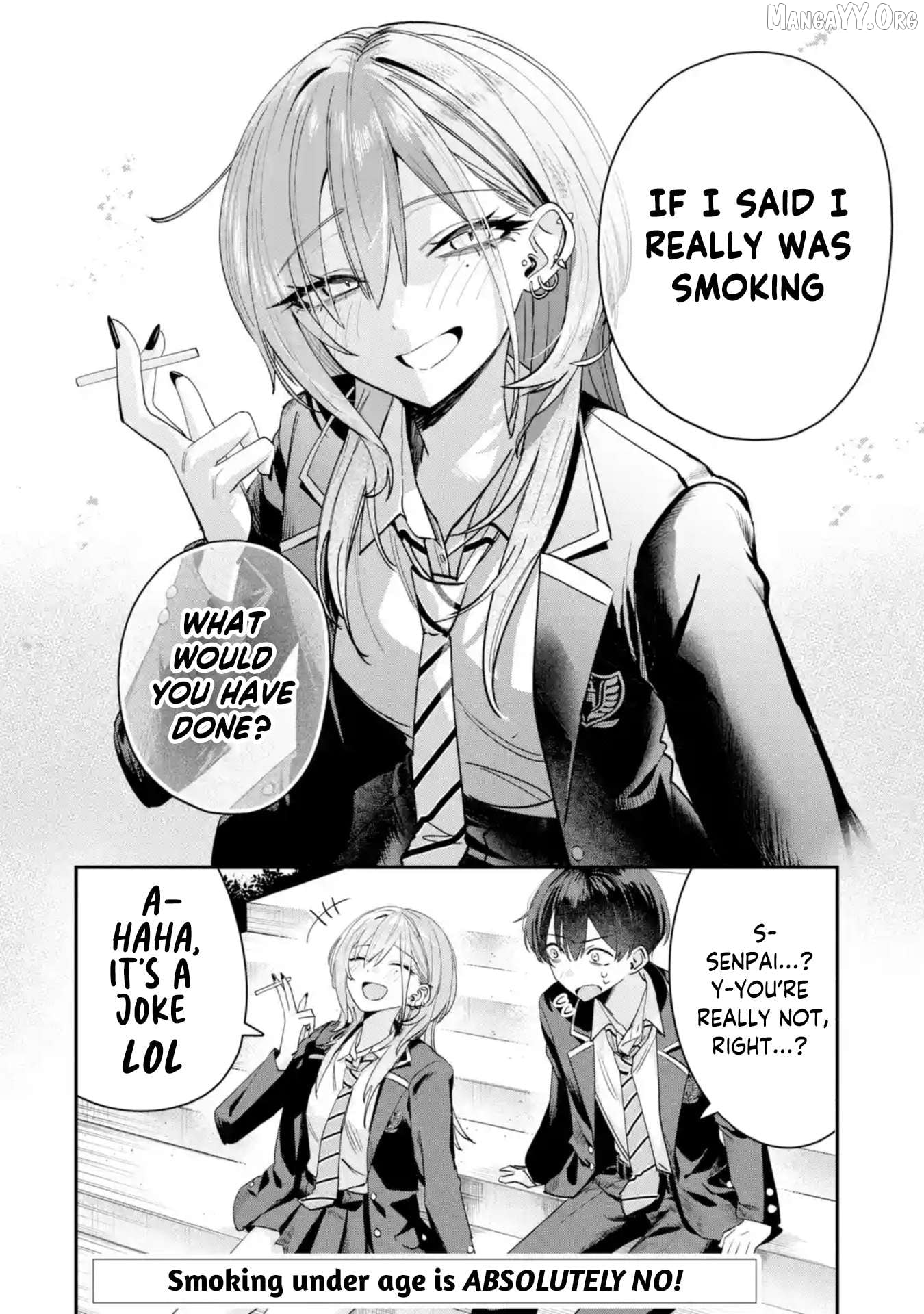 Read Haimiya-senpai wa Kowakute Kawaii Manga Online