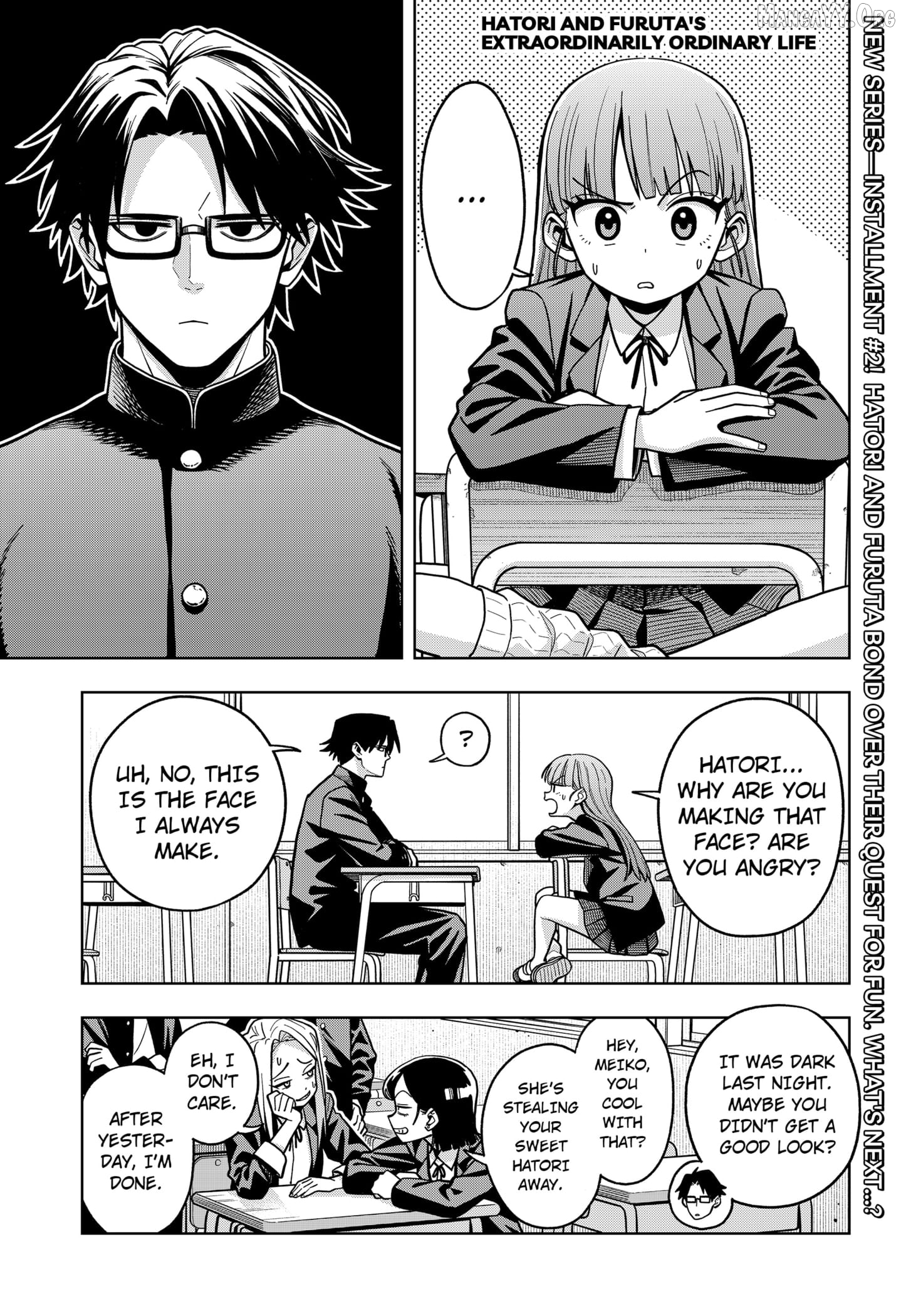 Read Hatori and Furuta's Extraordinarily Ordinary Life EN Manga Online