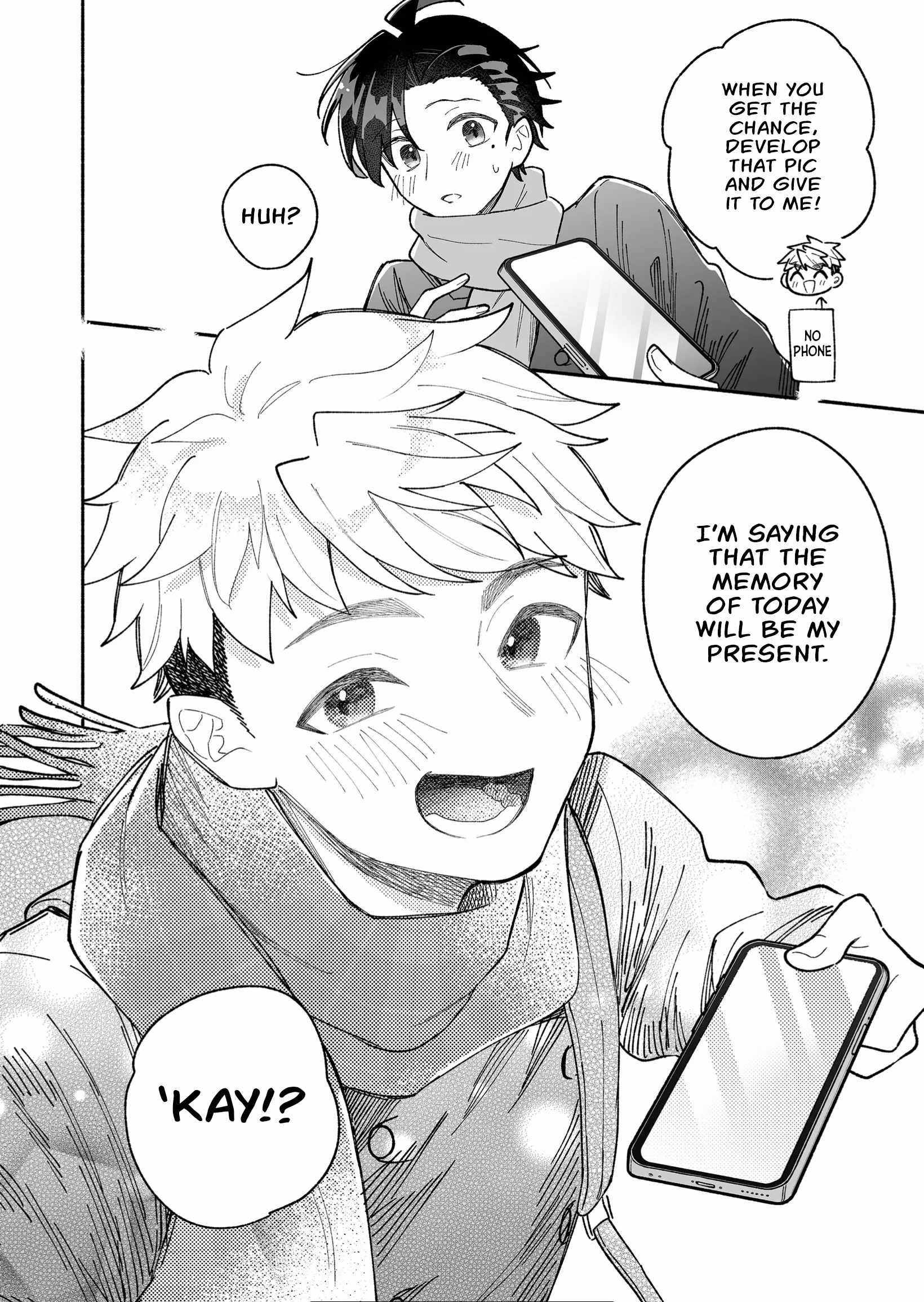 Read Kakkoii Onnanoko to 12-centi no Yakusoku EN Manga Online