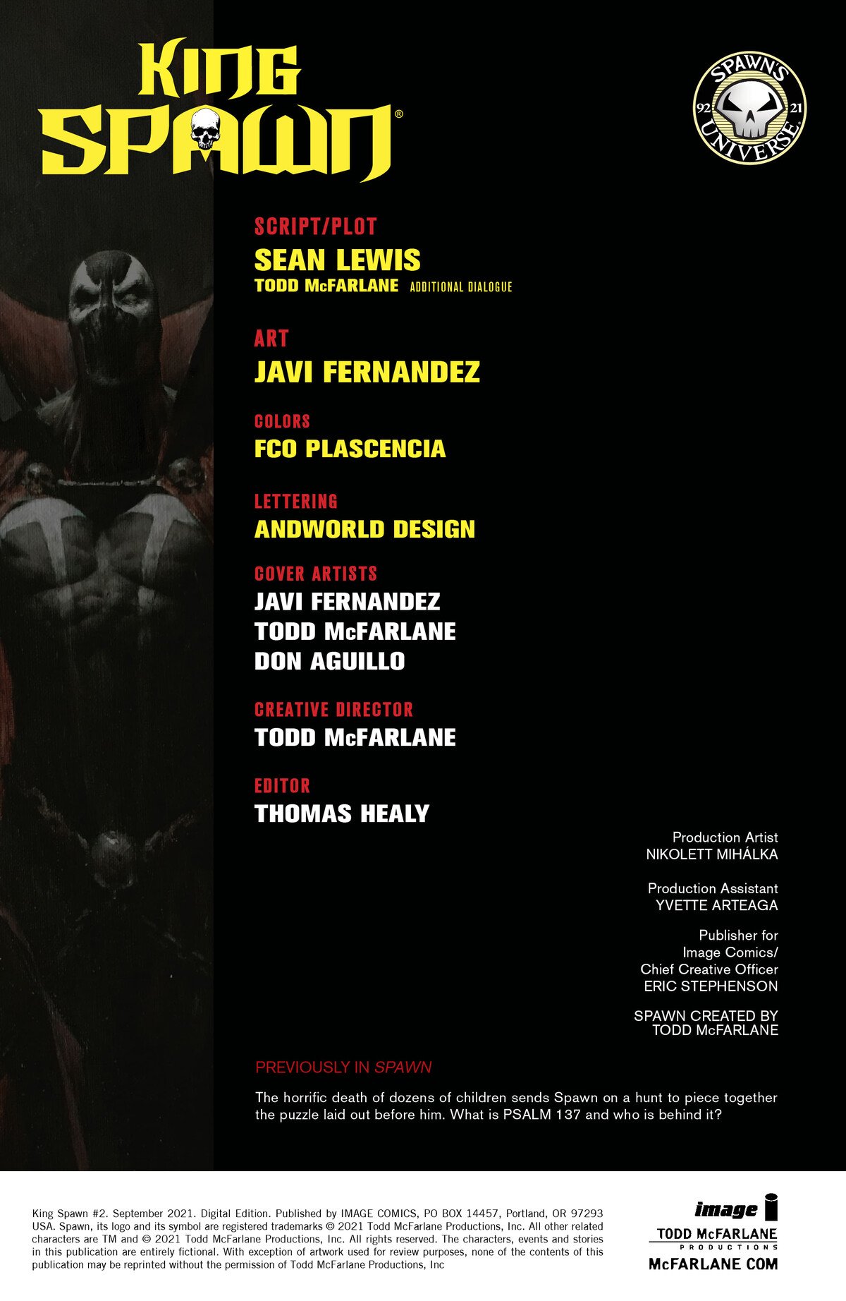 Read King Spawn 2021 EN Manga Online
