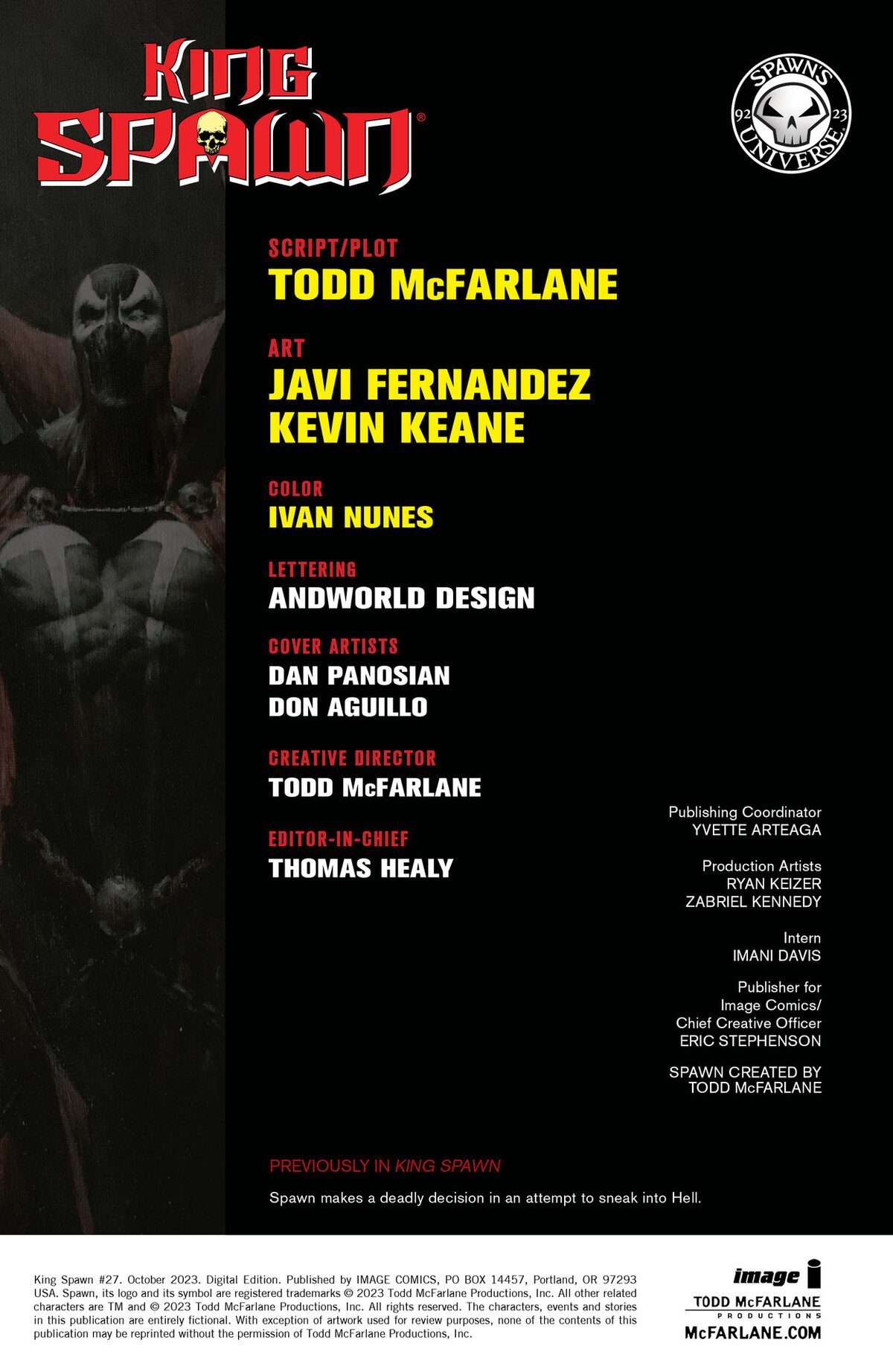 Read King Spawn 2021 EN Manga Online