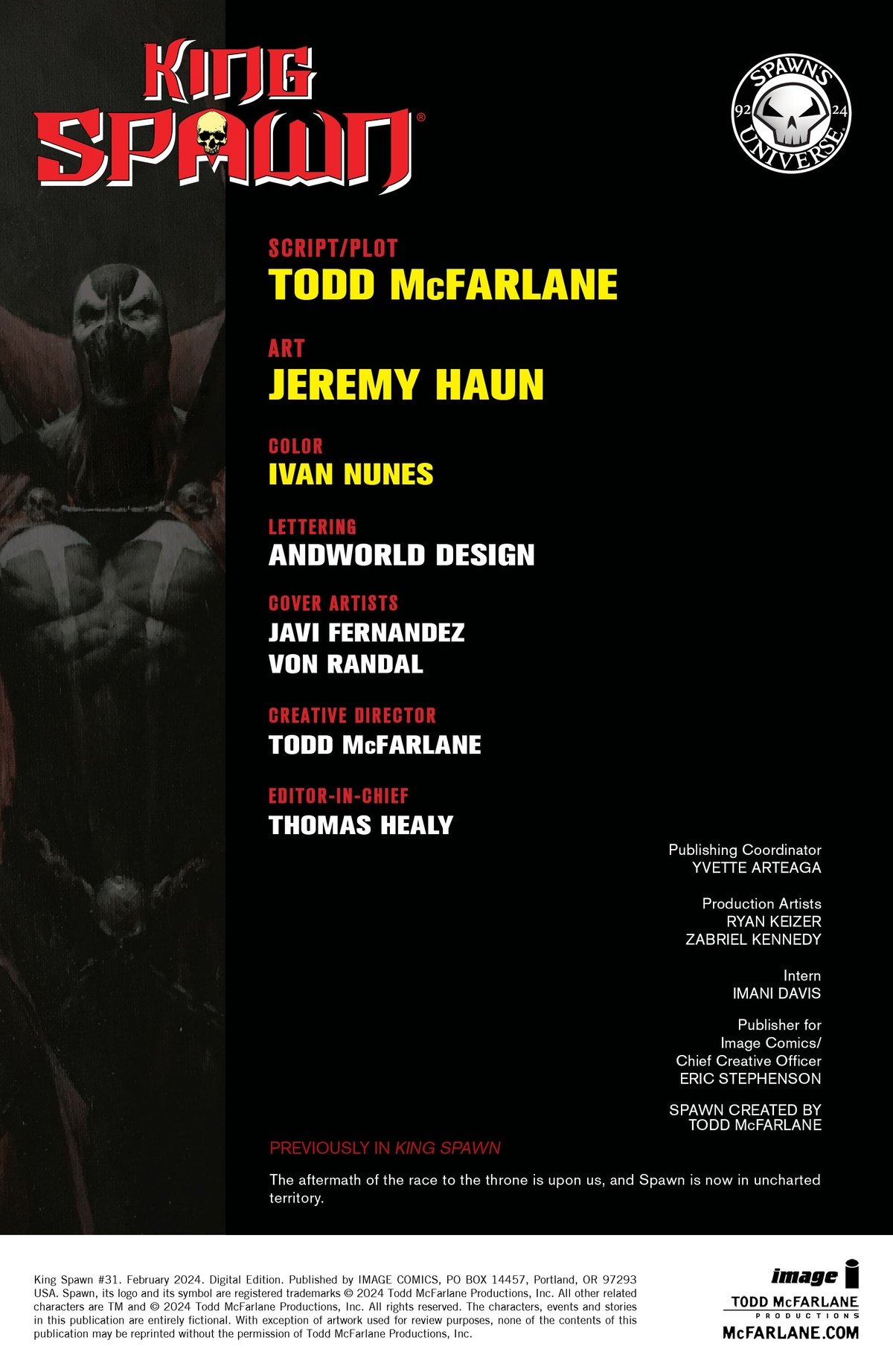 Read King Spawn 2021 EN Manga Online