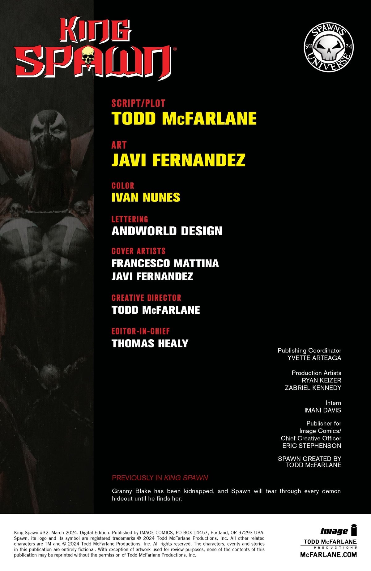Read King Spawn 2021 EN Manga Online