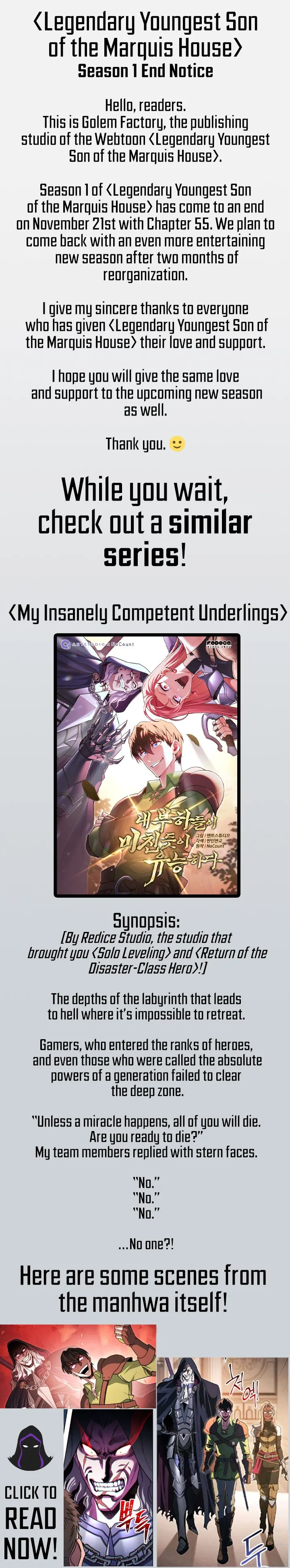Read Legendary Youngest Son of the Marquis House EN Manga Online