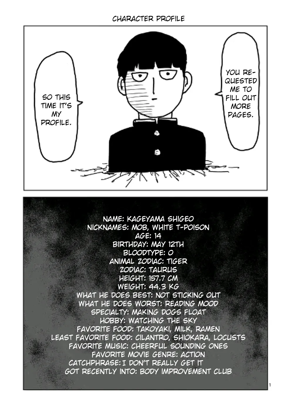 Read Mob Psycho 100 EN Manga Online