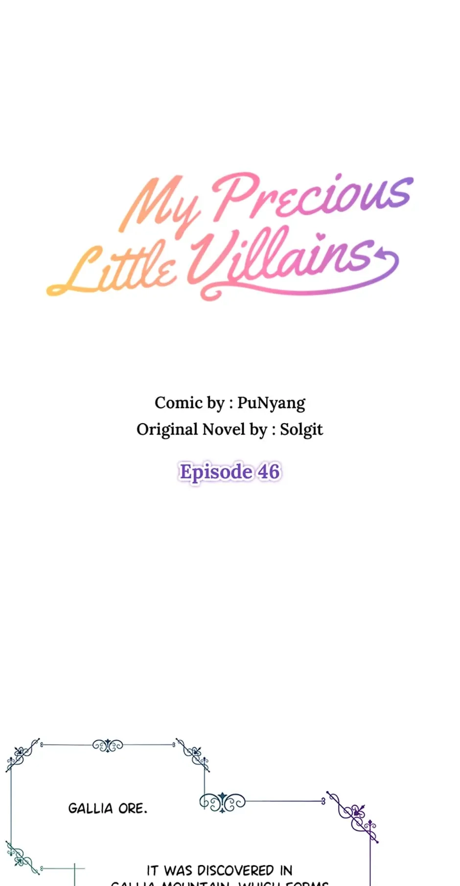 Read My Precious Little Villains EN Manga Online