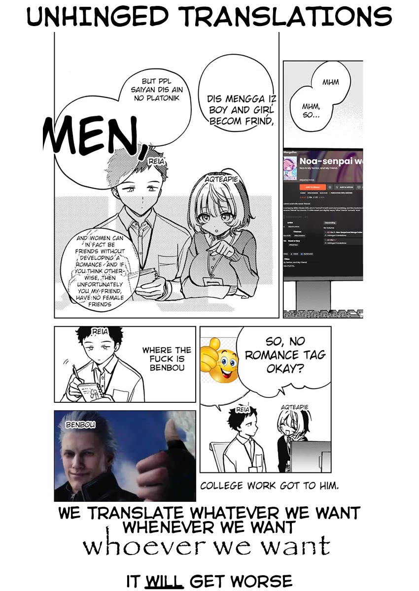 Read Noa Is My Senior, and My Friend EN Manga Online