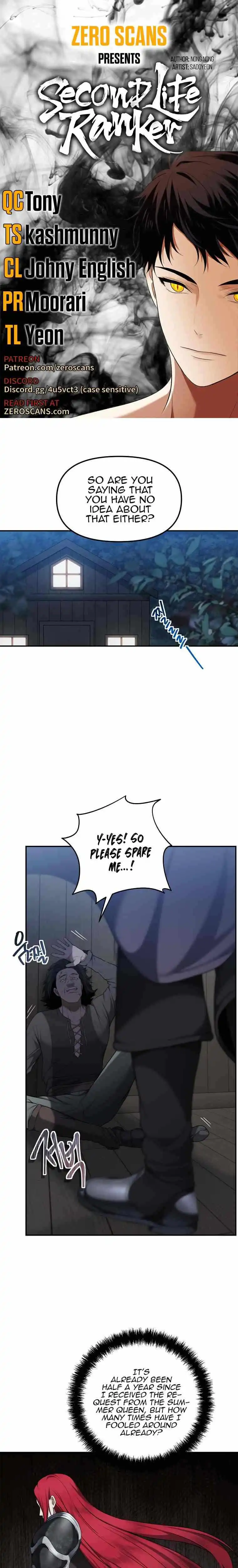 Read Ranker Who Lives A Second Time EN Manga Online