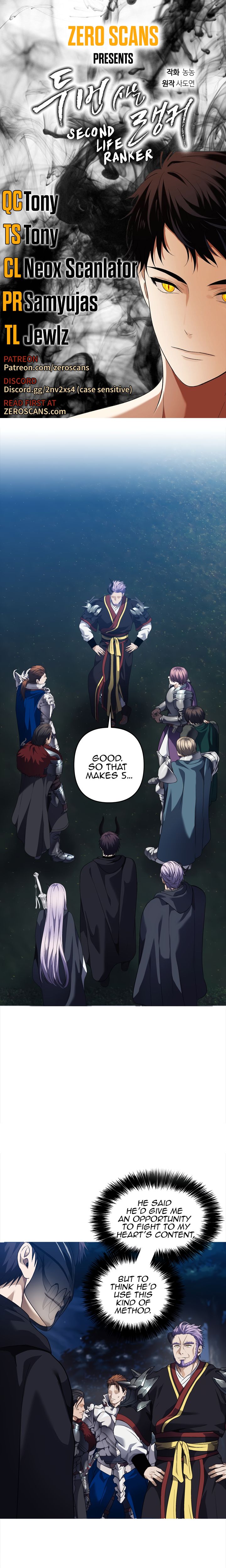 Read Ranker Who Lives A Second Time EN Manga Online