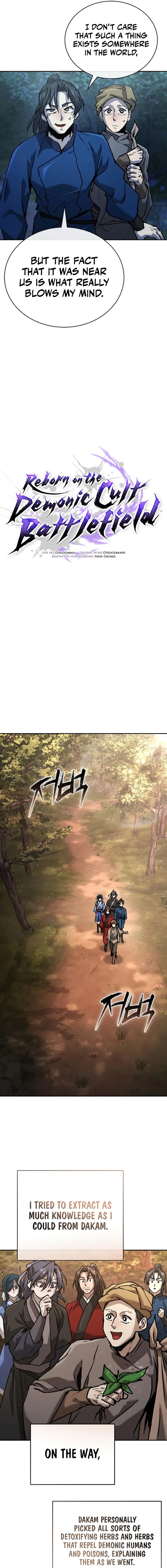 Read Reborn on the Demonic Cult Battlefield EN Manga Online