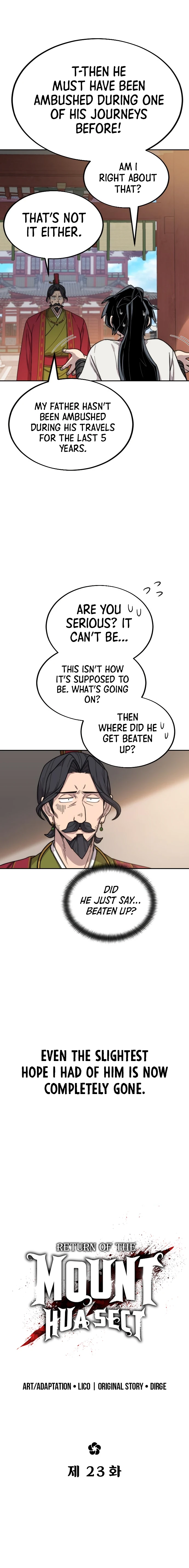 Read Return of the Mount Hua Sect EN Manga Online