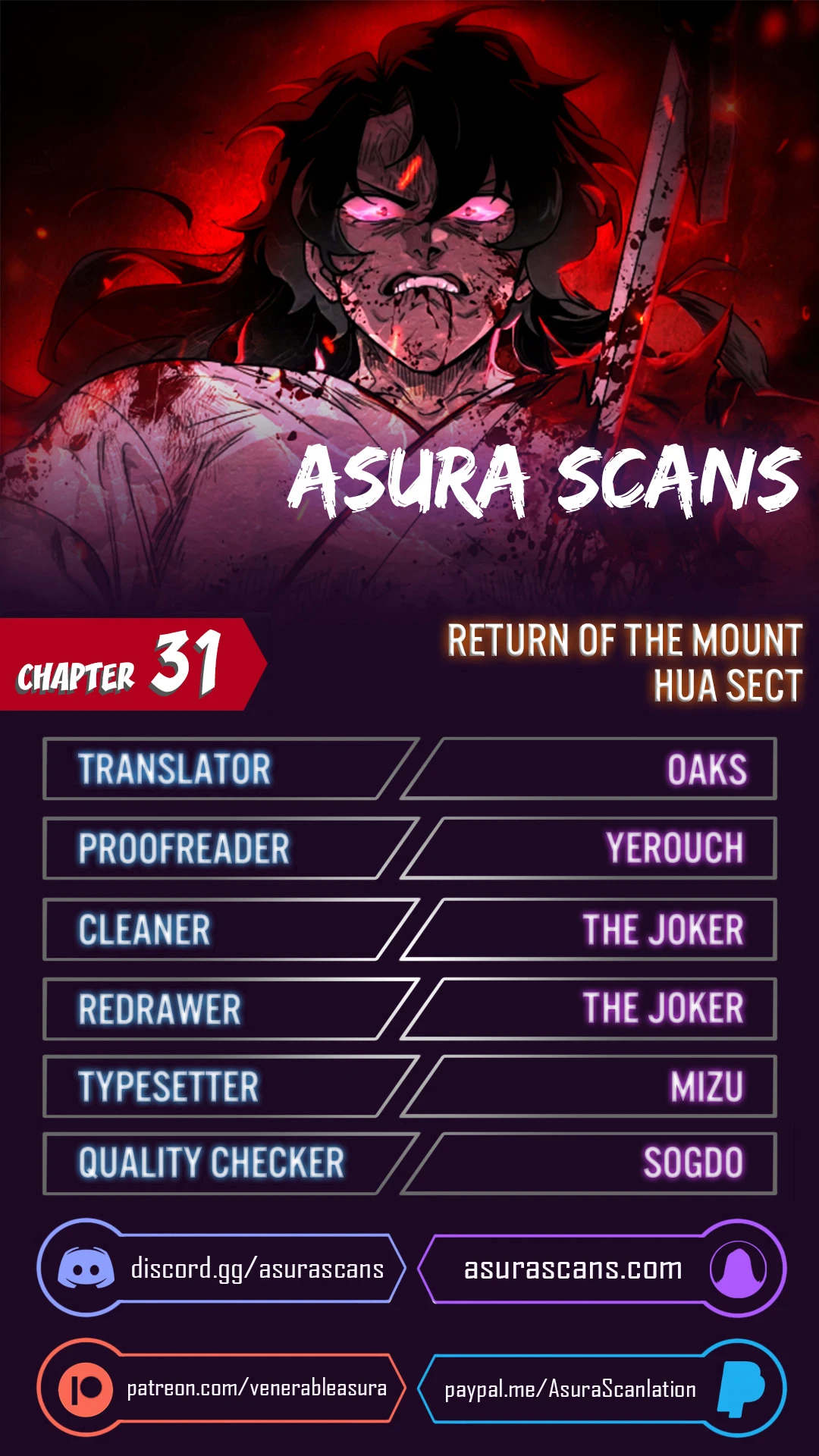 Read Return of the Mount Hua Sect EN Manga Online