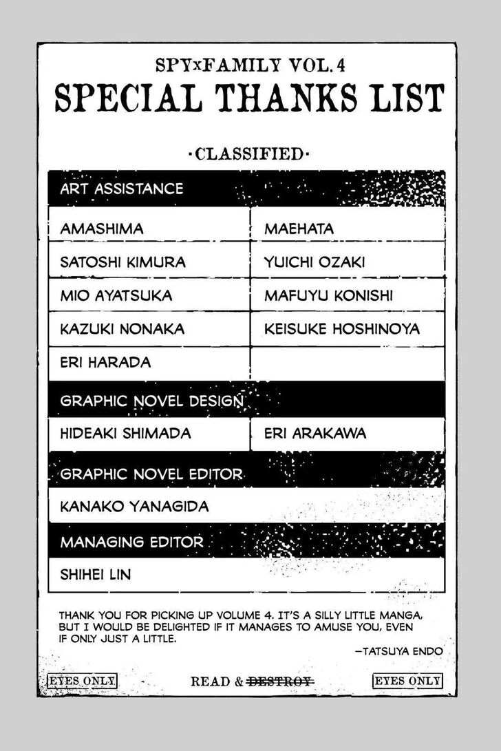 Read Spy X Family EN Manga Online