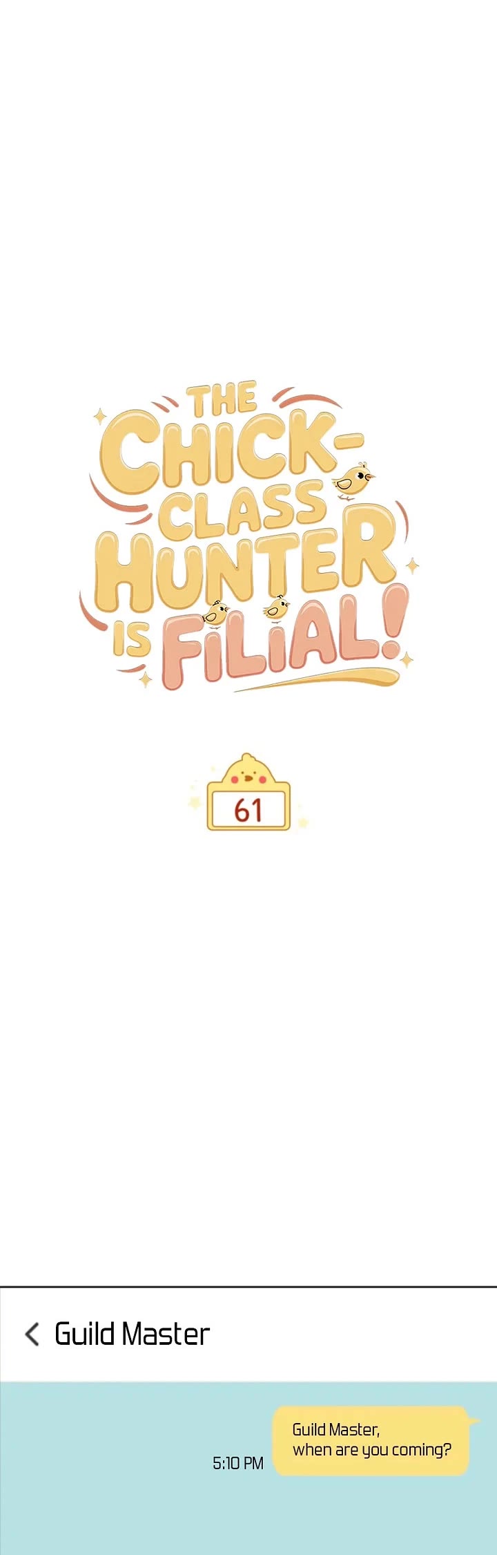 Read The Chick-Class Hunter Is Filial! EN Manga Online