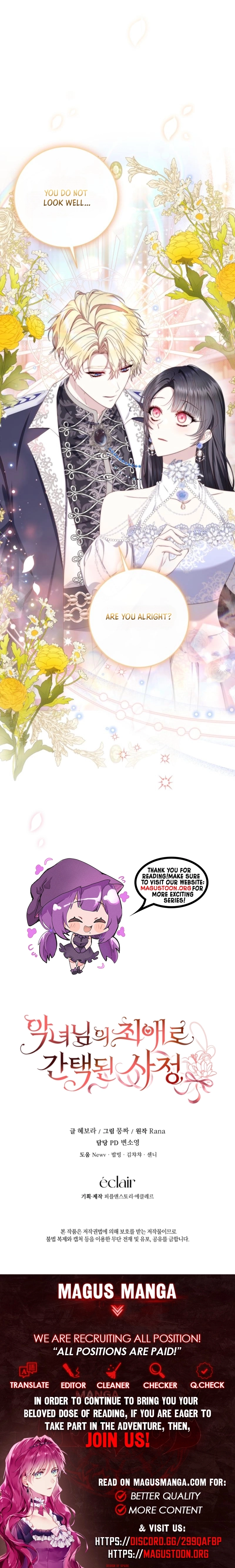 Read The Circumstances of Being Chosen as the Villainess's Favorite Manga Online