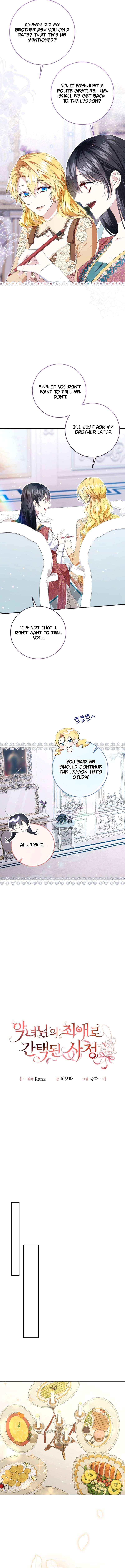 Read The Circumstances of Being Chosen as the Villainess's Favorite Manga Online