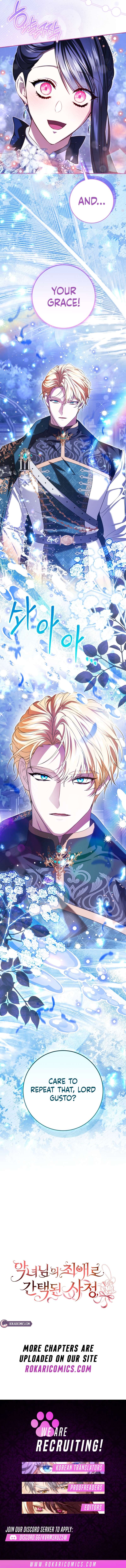 Read The Circumstances of Being Chosen as the Villainess's Favorite Manga Online