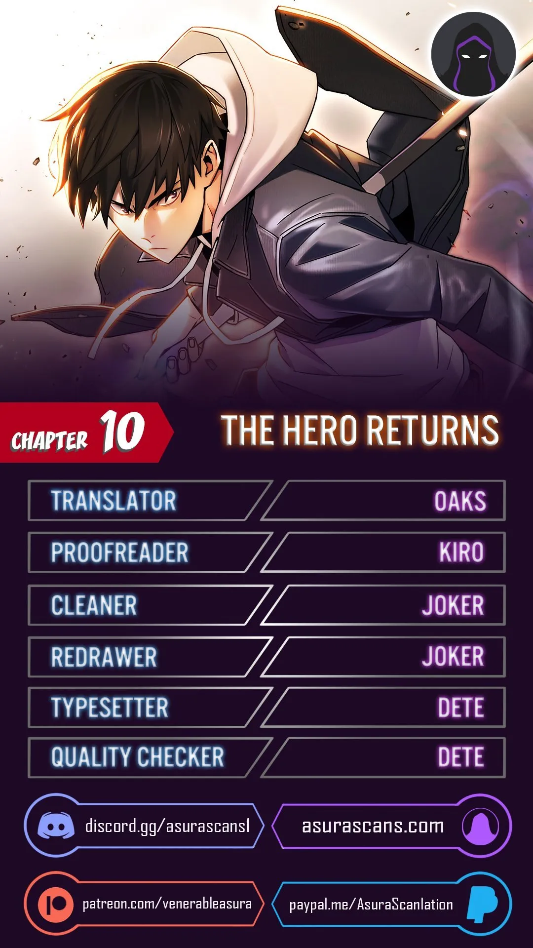 Read The Hero Returns EN Manga Online