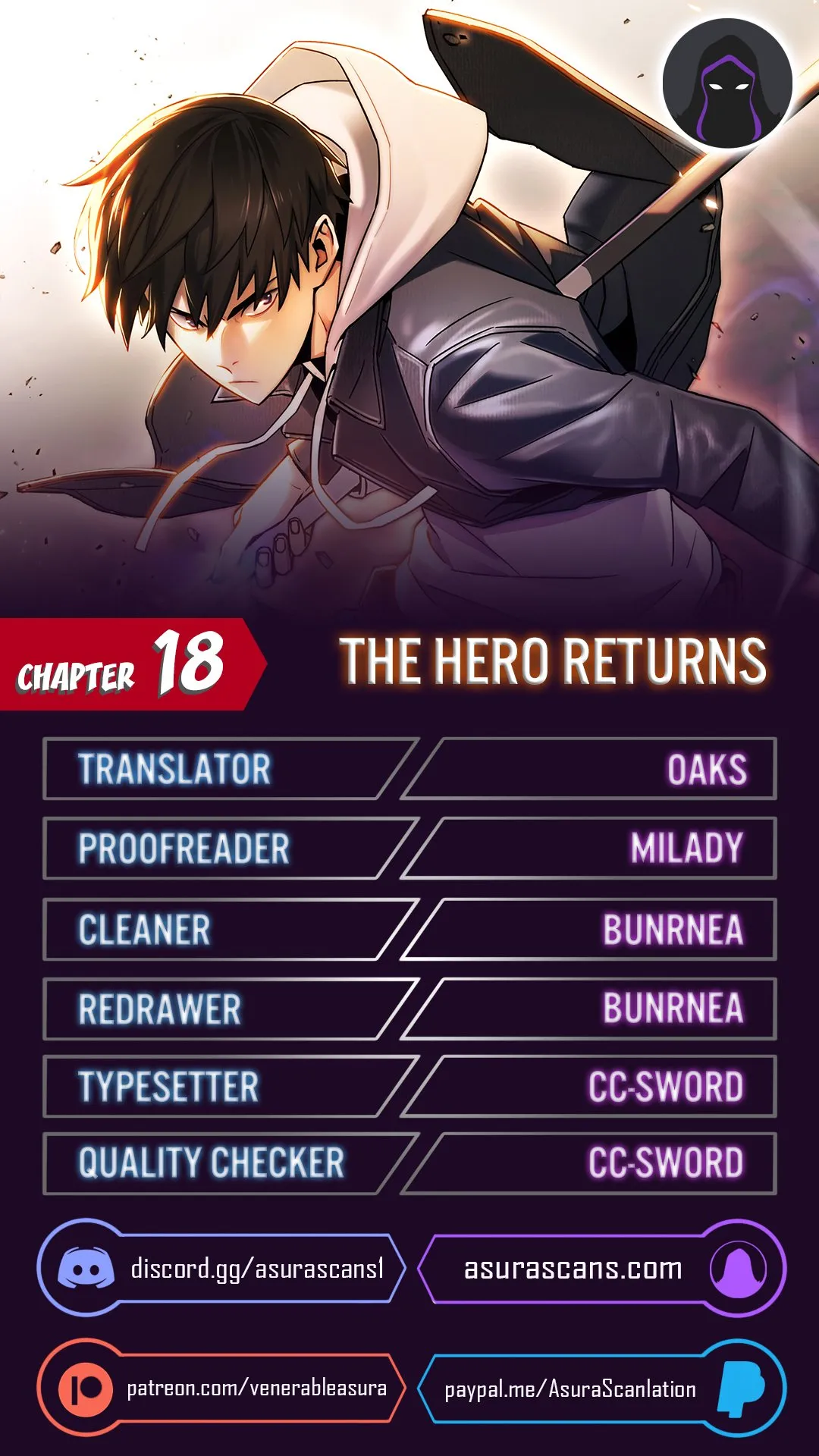 Read The Hero Returns EN Manga Online