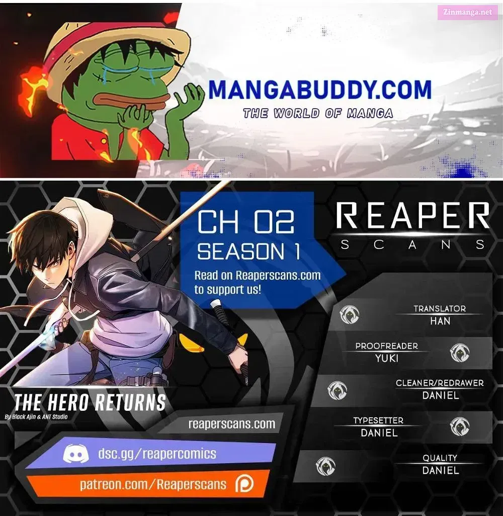 Read The Hero Returns EN Manga Online