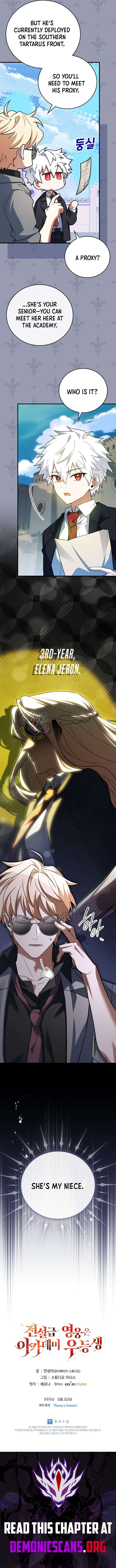 Read The Legendary Hero is an Academy Honors Student EN Manga Online
