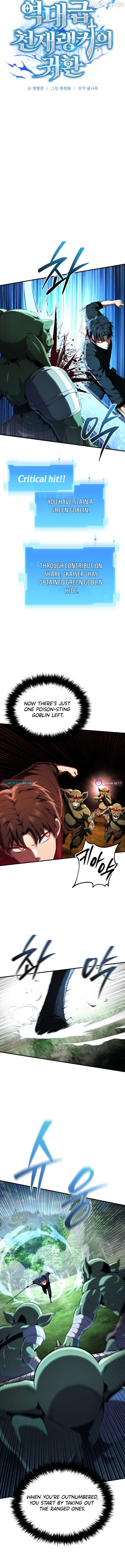 Read The Return of the Unrivaled Genius Ranker EN Manga Online