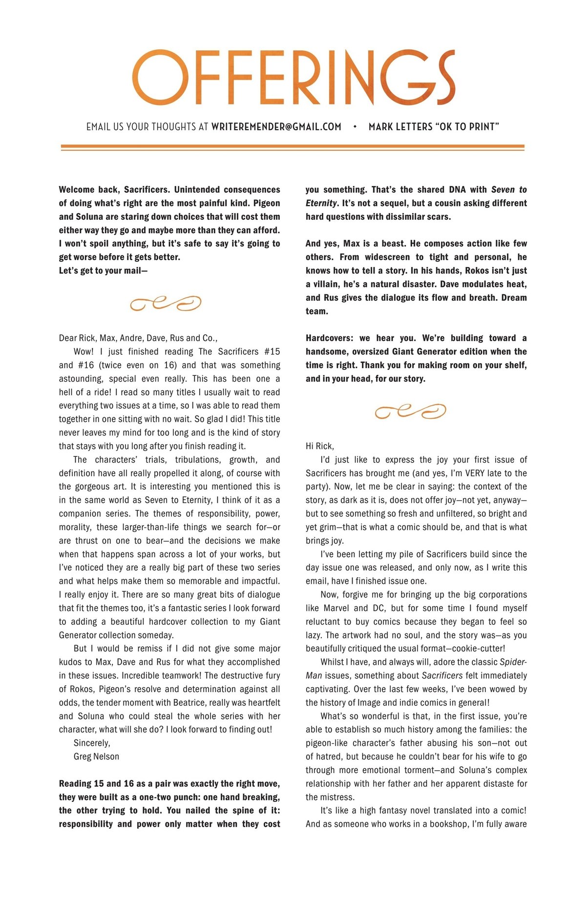 Read The Sacrificers 2023 EN Manga Online