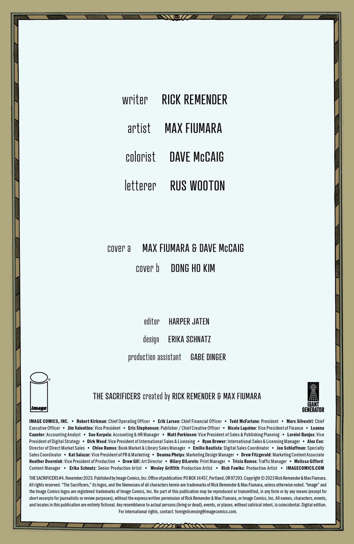 Read The Sacrificers 2023 EN Manga Online