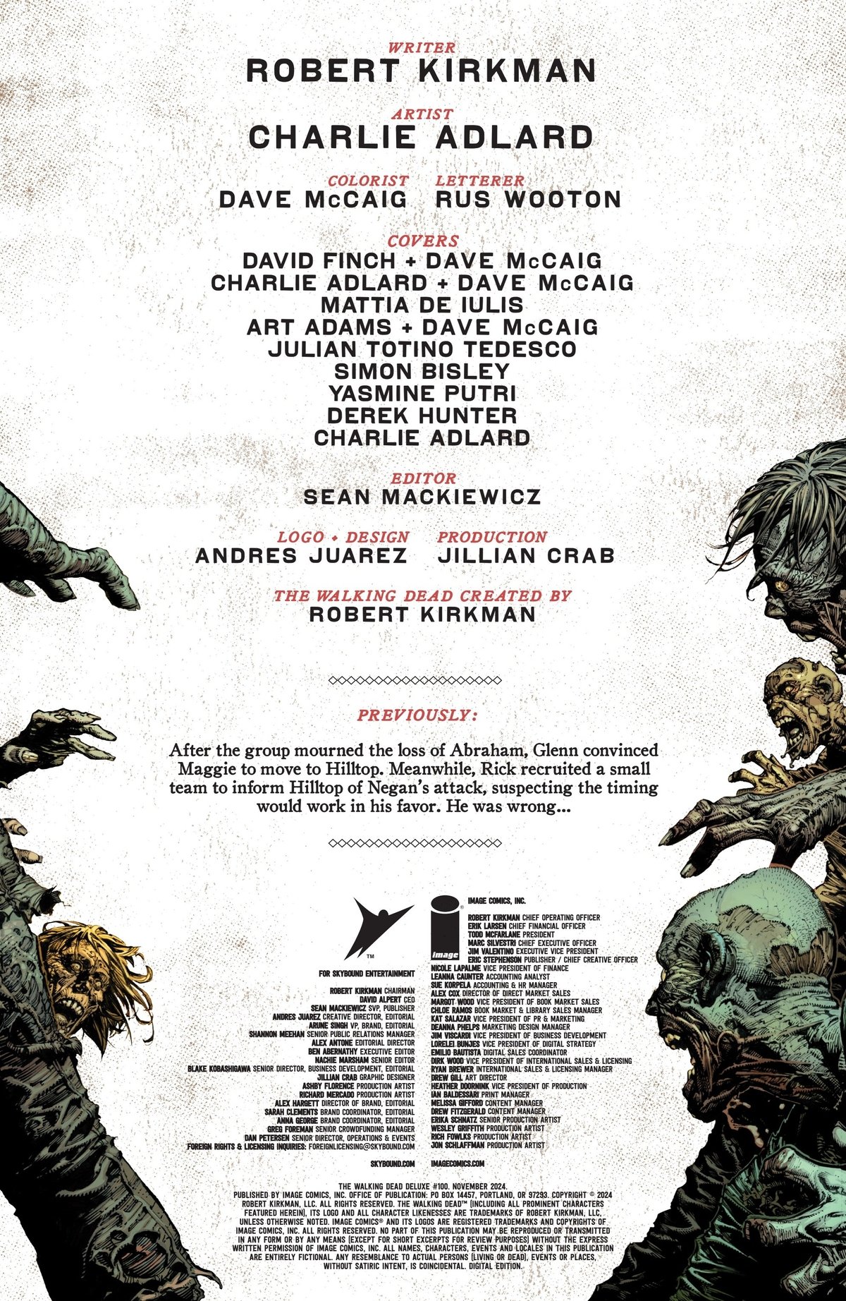 Read The Walking Dead Deluxe 2020 EN Manga Online