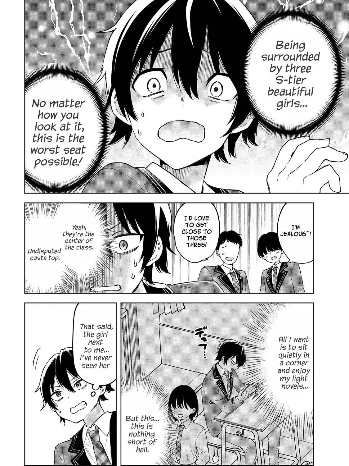 Read When the Introverted Me Got Surrounded by S-Tier Beauties After a Seat Change, a Secret Relationship Began Manga Online