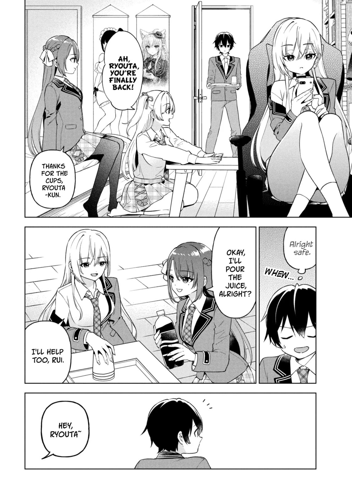 Read When the Introverted Me Got Surrounded by S-Tier Beauties After a Seat Change, a Secret Relationship Began Manga Online