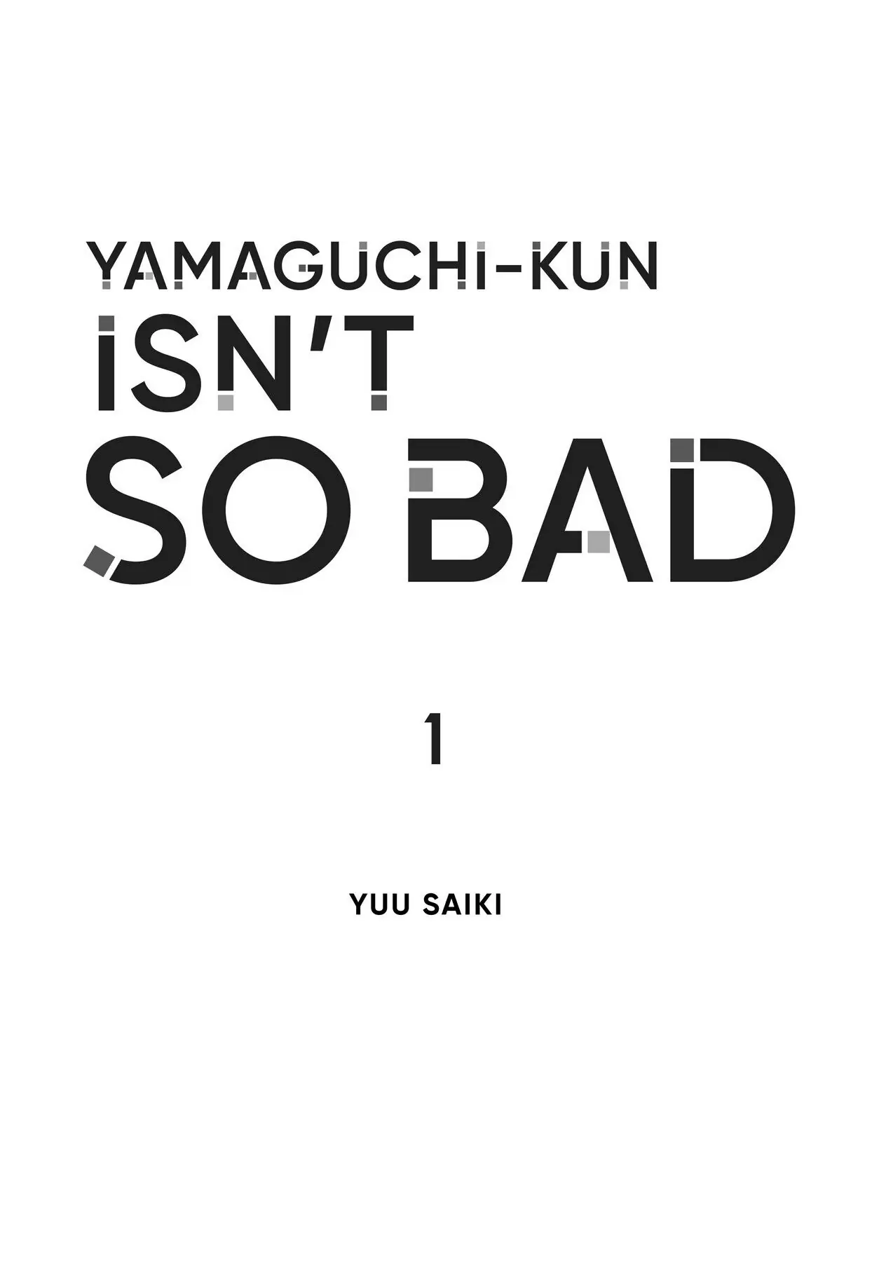 Read Yamaguchi-kun Isn’t So Bad EN Manga Online